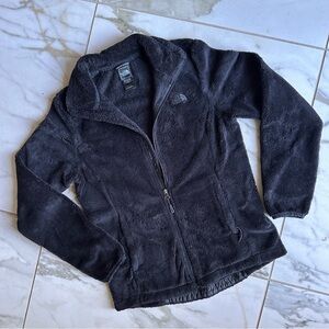 The North Face Women's Teddy Black Zip Up Fleece Jacket w/ Pockets Logo Women’s